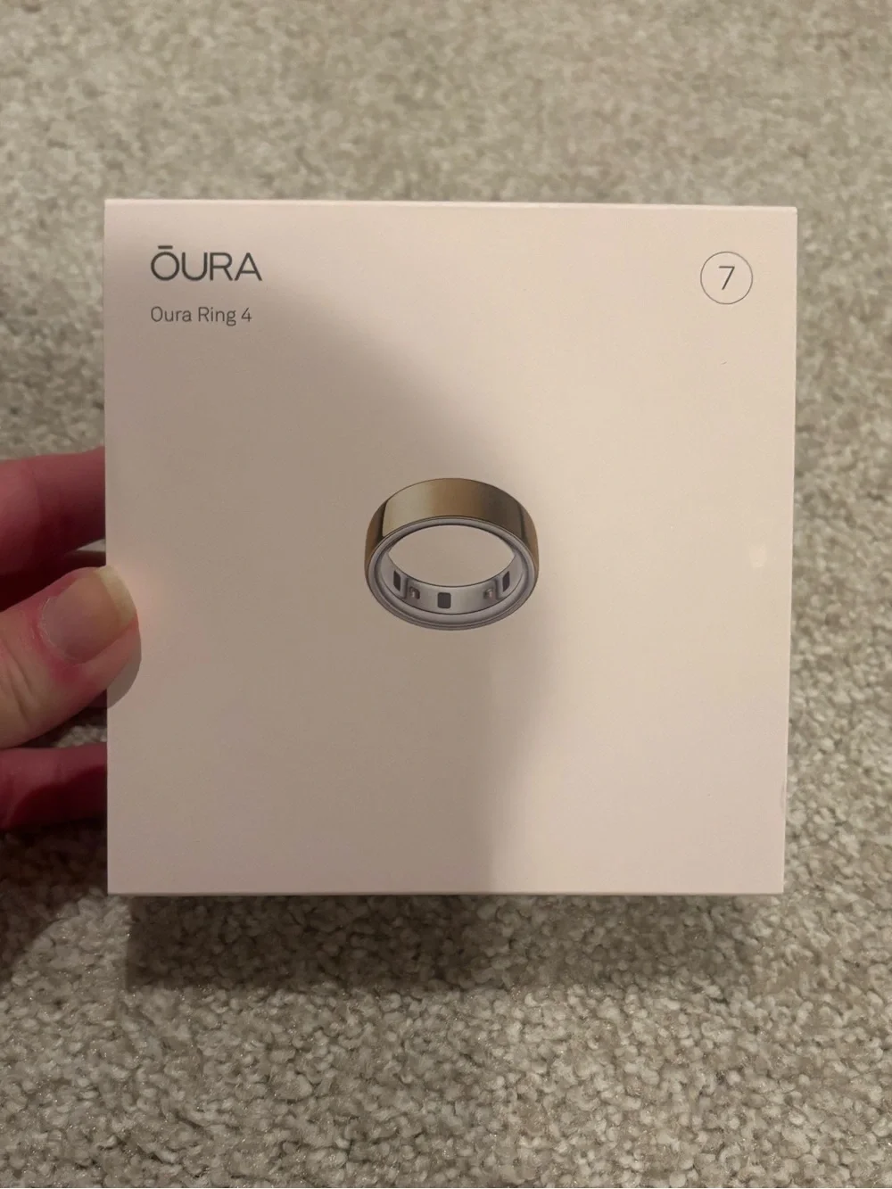 Oura Ring 4 Smart Ring - Gold (Size 7)